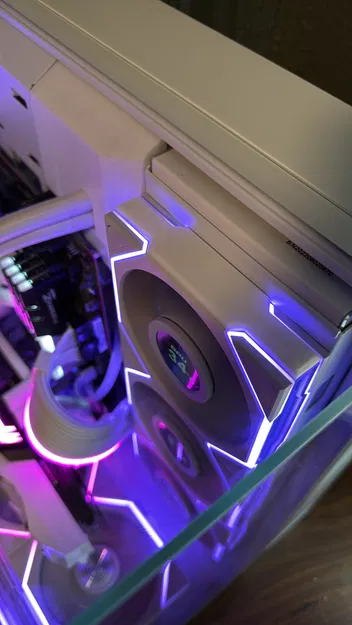 Nắp đậy bảo vệ chân tiếp xúc quạt Lian Li TL LCD 120 Wireless - Image 4