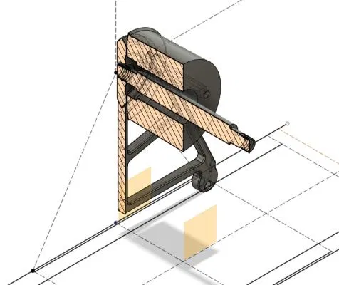 Giá đỡ cuộn nhựa cho Creality Space Pi - Image 2
