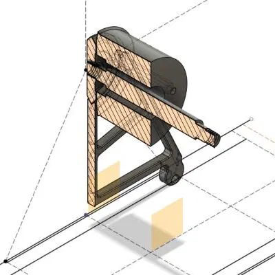 Giá đỡ cuộn nhựa cho Creality Space Pi
