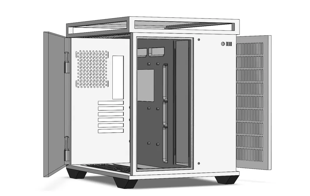 Vỏ case PC - Thiết kế từ thời tập tành SolidWorks - Image 1