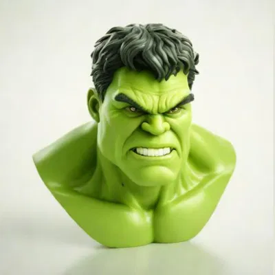 Mô hình tượng bán thân Hulk 12cm đầy uy lực để trang trí