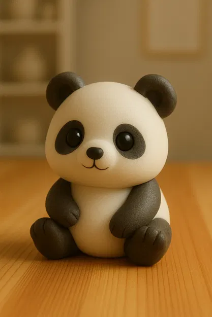 Mô hình 3D gấu trúc Panda dễ thương trang trí bàn làm việc - Image 1
