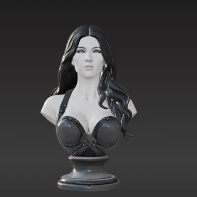 Mô hình tượng bán thân Yennefer - The Witcher (7cm)