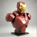 Mô hình tượng bán thân Iron Man phong cách Lowpoly cho in 3D - Thumbnail 1