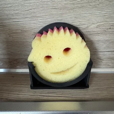 Giá đỡ/Kệ phơi miếng rửa chén Scrub Daddy/Scrub Mommy kèm khay hứng nước