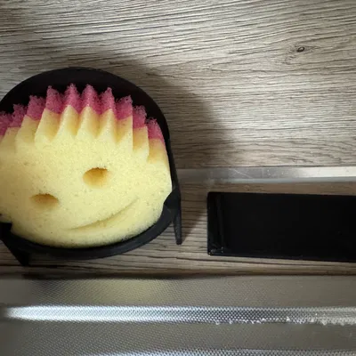 Giá đỡ/Kệ phơi miếng rửa chén Scrub Daddy/Scrub Mommy kèm khay hứng nước