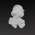 Mô hình 3D nhân vật Mario đeo tai nghe độc đáo - Thumbnail 3