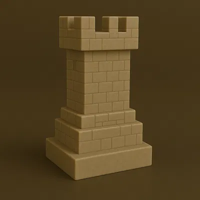 Bộ Cờ Vua Minecraft In 3D: Bàn Cờ và Nhân Vật Pixel