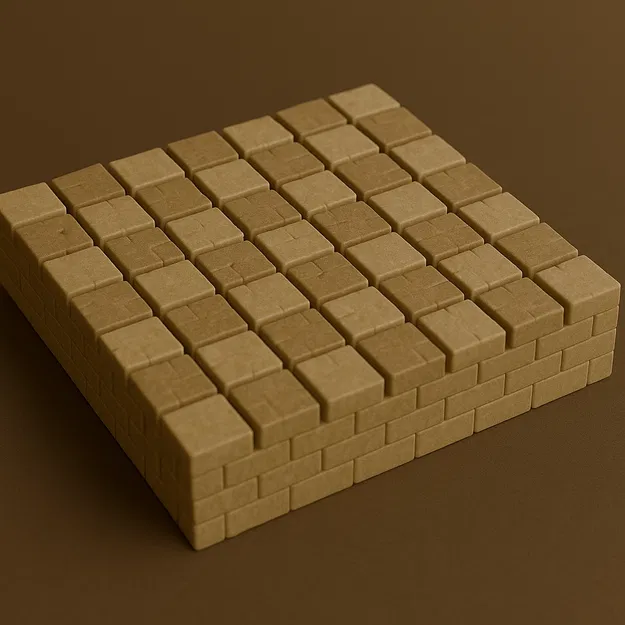 Bộ Cờ Vua Minecraft In 3D: Bàn Cờ và Nhân Vật Pixel - Image 11