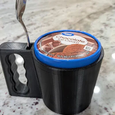 Tay cầm giữ hộp kem Pint Ice Cream Mug tiện lợi cho gia đình