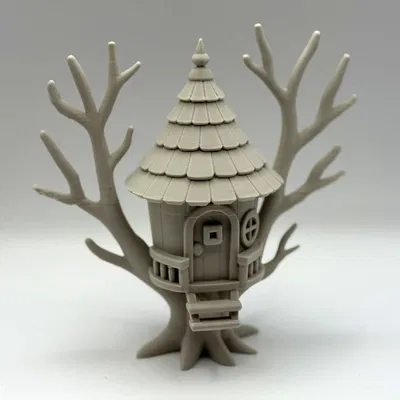 Nhà Cây Phép Thuật Whimsical Treehouse Fantasy