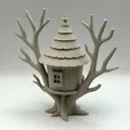 Nhà Cây Phép Thuật Whimsical Treehouse Fantasy - Thumbnail 4