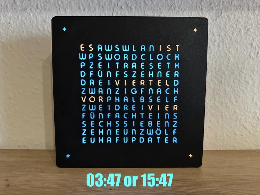 WordClock 14x14 Classic - 2025 - Image 3