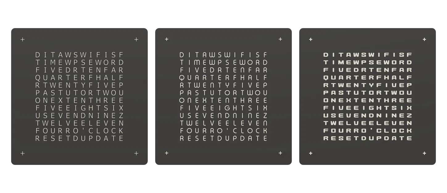 WordClock 14x14 Classic - 2025 - Image 6