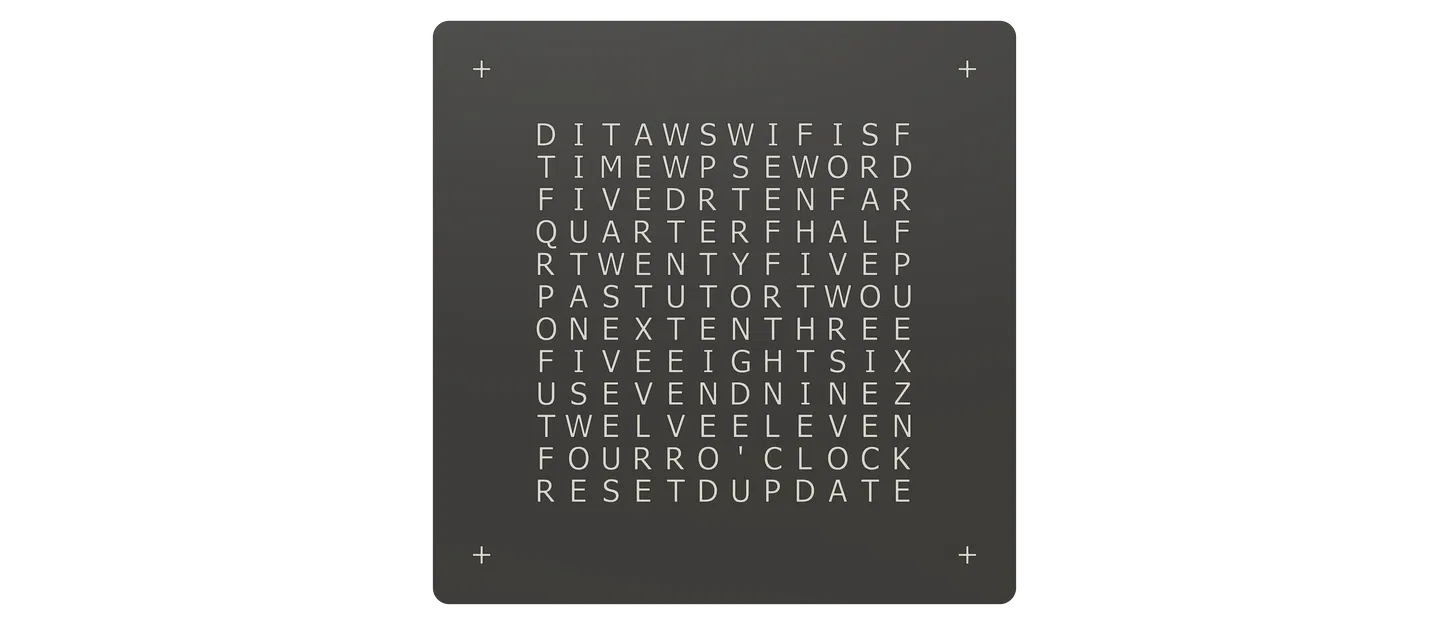 WordClock 14x14 Classic - 2025 - Image 7