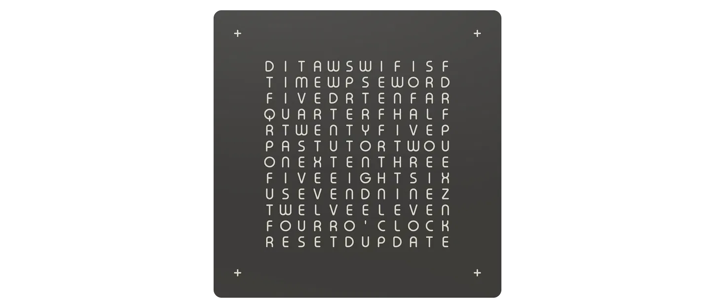 WordClock 14x14 Classic - 2025 - Image 8
