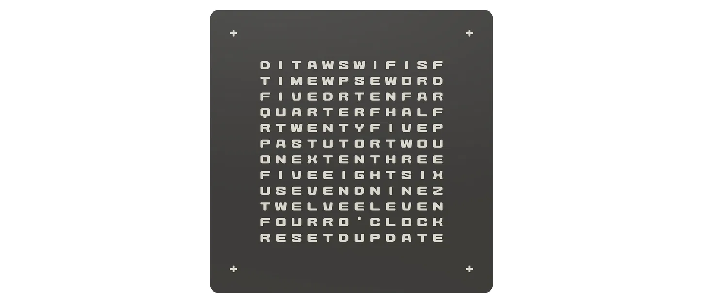 WordClock 14x14 Classic - 2025 - Image 9
