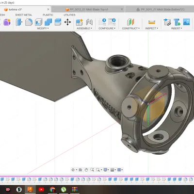 Tuabin gió dùng động cơ Hoverboard - Phiên bản 1.1 12-24V bởi MikRobi