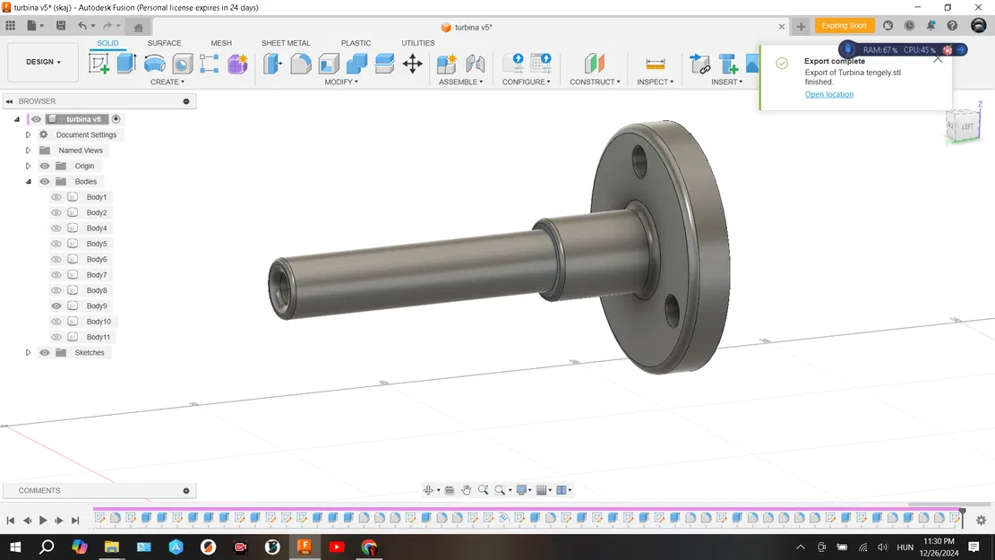 Tuabin gió dùng động cơ Hoverboard - Phiên bản 1.1 12-24V bởi MikRobi - Image 10