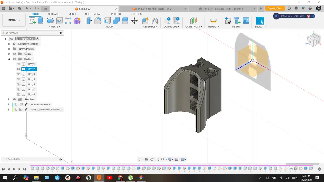 Tuabin gió dùng động cơ Hoverboard - Phiên bản 1.1 12-24V bởi MikRobi - Image 12