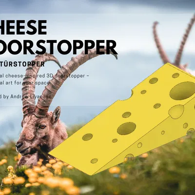 Chặn Cửa Hình Phô Mai Độc Đáo