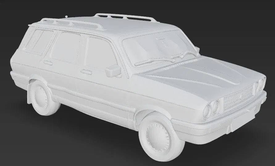 Mô hình 3D Renault 12 Toros Station Wagon cổ điển - Image 2