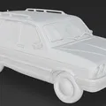 Mô hình 3D Renault 12 Toros Station Wagon cổ điển - Thumbnail 2