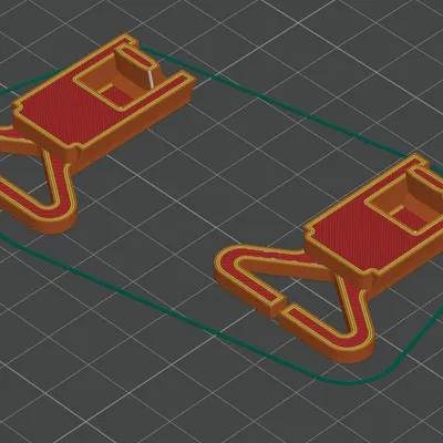 Móc gắn kính bảo hộ / đèn đeo đầu cho mũ OpsCore ARC