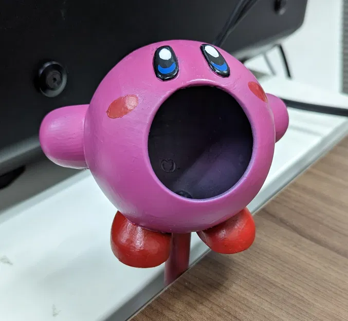 Mô hình 3D Kirby trang trí để bàn cực đáng yêu - Image 1
