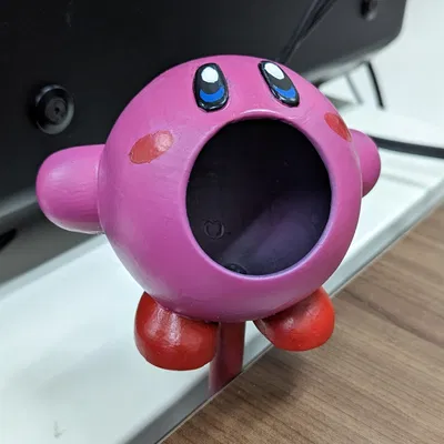 Mô hình 3D Kirby trang trí để bàn cực đáng yêu