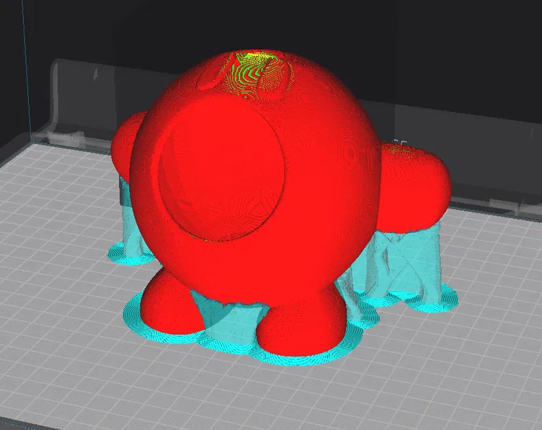 Mô hình 3D Kirby trang trí để bàn cực đáng yêu - Image 4