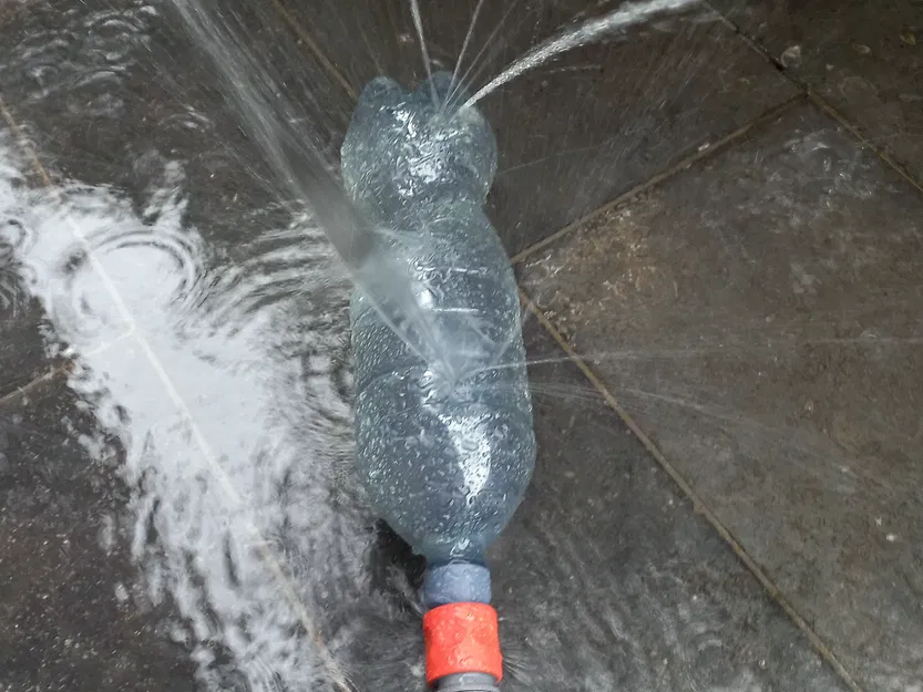 Đầu nối vòi tưới vườn vào chai nhựa PET (Fusion360) - Image 1