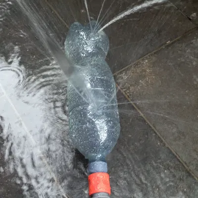 Đầu nối vòi tưới vườn vào chai nhựa PET (Fusion360)