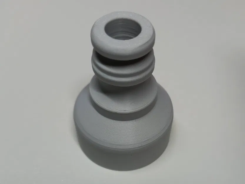 Đầu nối vòi tưới vườn vào chai nhựa PET (Fusion360) - Image 2