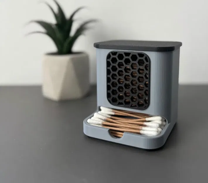Hộp Đựng Bông Tăm Honeycomb (Honeycomb Q-Tip Holder) - Image 2