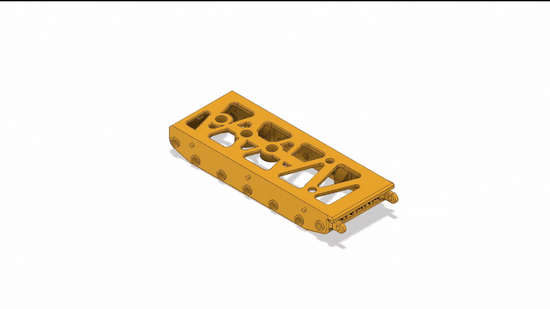 Xe Chữa Cháy Yellow Artillery Tractor Có Thể Chuyển Động - Image 12