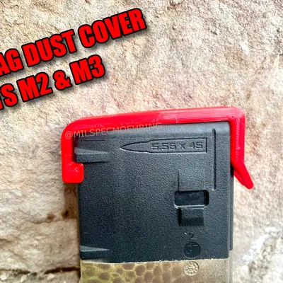 Nắp chống bụi AR15 PMAG M2 + M3 - Không cần support