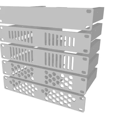 Khung gắn 2 ổ cứng 3.5 inch cho tủ Rack 10 inch 1U