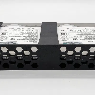 Khung gắn 2 ổ cứng 3.5 inch cho tủ Rack 10 inch 1U