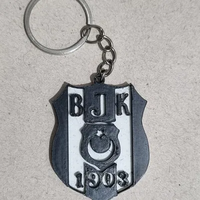 Móc khóa in 3D Besiktas BJK - Phụ kiện độc đáo cho fan bóng đá