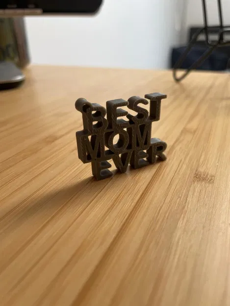 Móc khóa BEST MOM EVER in 3D - Món quà ý nghĩa tặng mẹ - Image 2