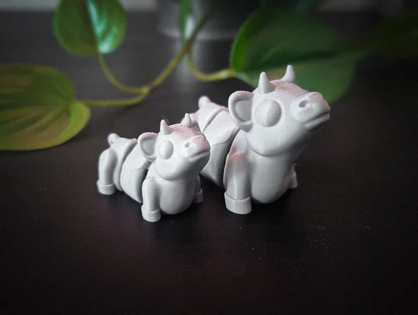 Mô hình bò Flexi Cow đáng yêu - Image 4