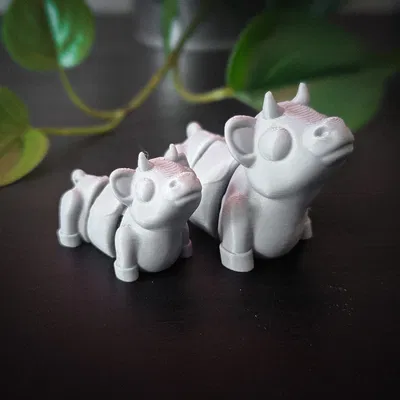 Mô hình bò Flexi Cow đáng yêu