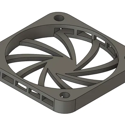 Lưới bảo vệ/nắp quạt 4040 chống ồn (có lỗ bắt ốc)