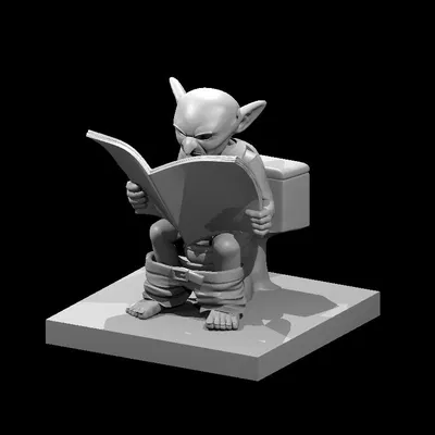 Goblin trên bồn cầu