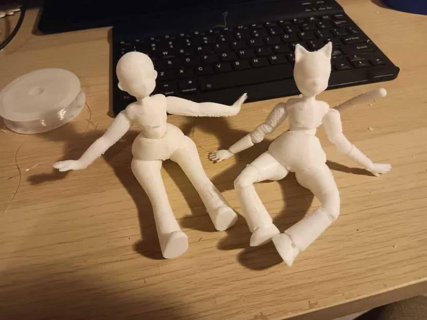 Mô hình búp bê mèo phong cách Anime - Image 1