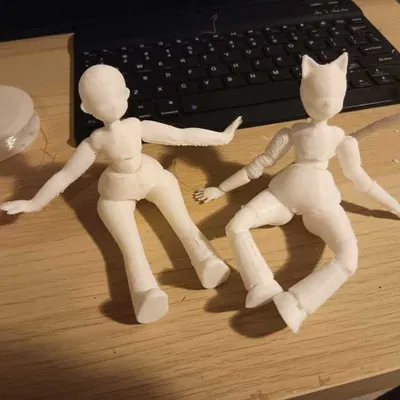 Mô hình búp bê mèo phong cách Anime