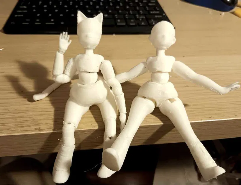 Mô hình búp bê mèo phong cách Anime - Image 2