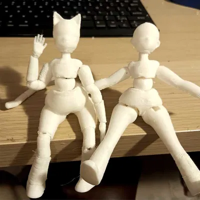 Mô hình búp bê mèo phong cách Anime