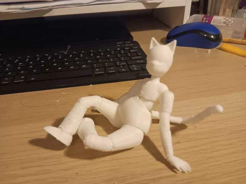 Mô hình búp bê mèo phong cách Anime - Image 3